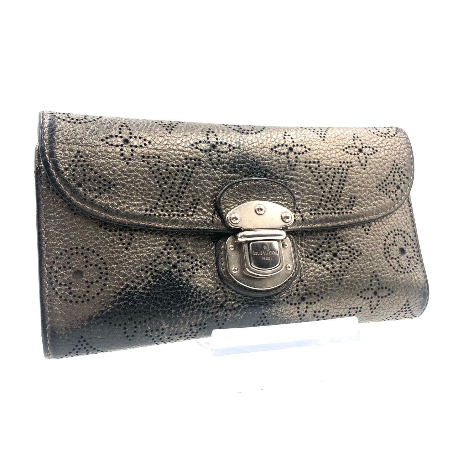 □鑑定済み□希少□LOUIS VUITTON ルイヴィトン マヒナ ブロンズ 