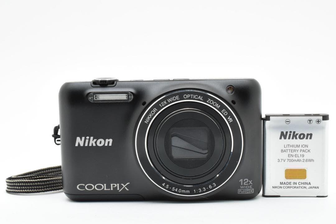 526 Nikon ニコン COOLPIX S 6600 クールピクス ブラック デジタルカメラ