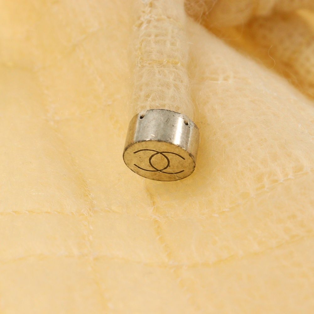 CHANEL (シャネル) モヘア ウール コート カーディガン ベージュ 98A  