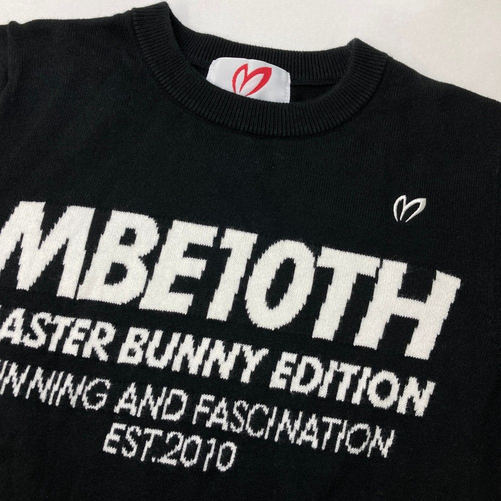 サイズ：1 MASTER BUNNY EDITION マスターバニーエディション  カシミヤ混 ニットセーター  ブラック系 [240101450624] ゴルフウェア レディース ストスト サイズ：1 MASTER BUNNY EDITION マスターバニーエディション