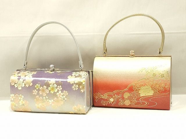 平和屋着物▽和装小物 和装バッグ2点セット ハンドバッグ 振袖用