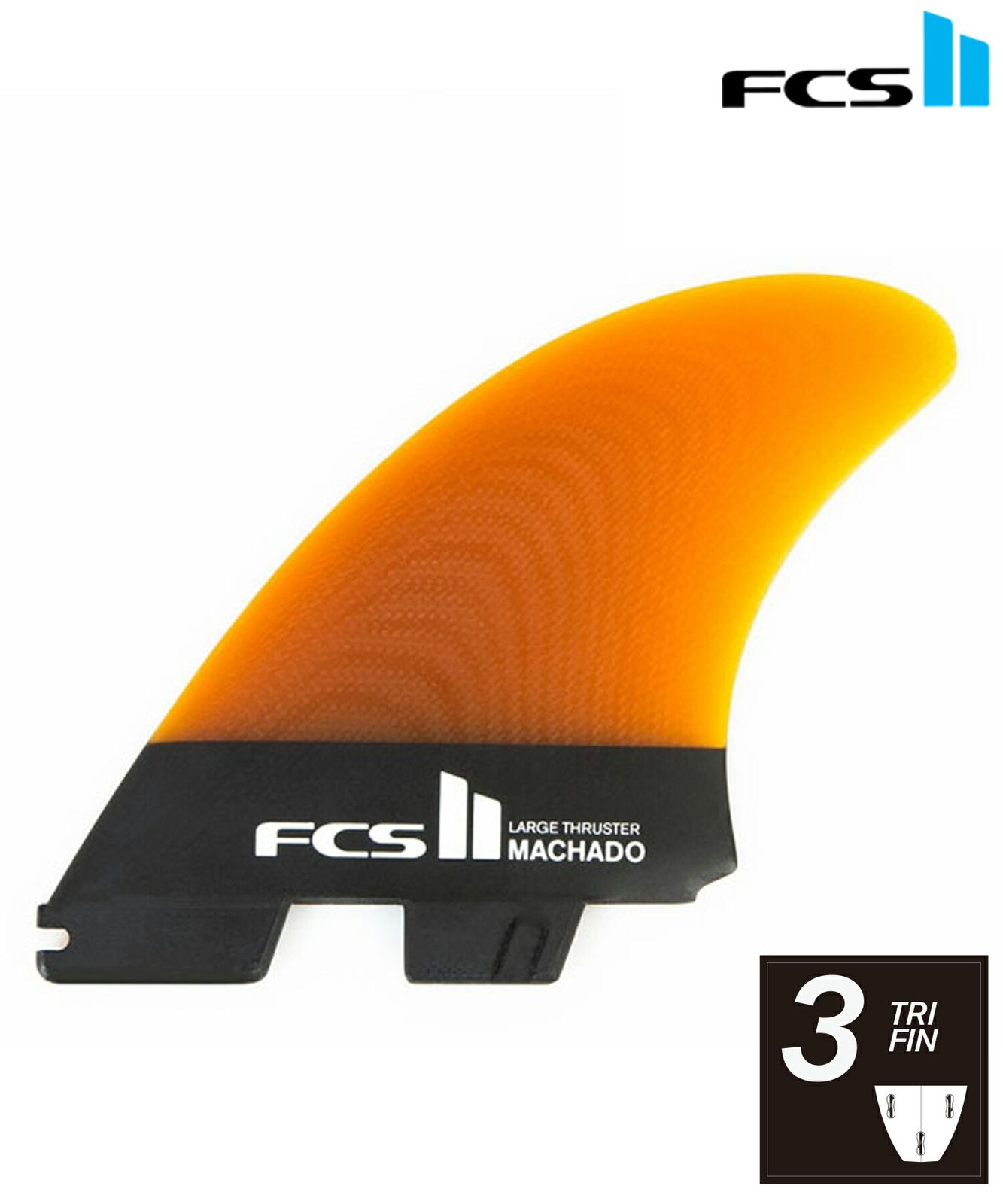 FCS2 M ロブ マチャド RM パフォーマンスグラス フィン 3本 良好 ムラスポ公式】新品 FCS2 エフシーエスツー PG ROB MACHADO TRI