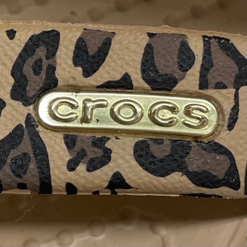 crocs クロックス cyprus4 サイプラス4 サンダル アニマル柄 ヒョウ柄