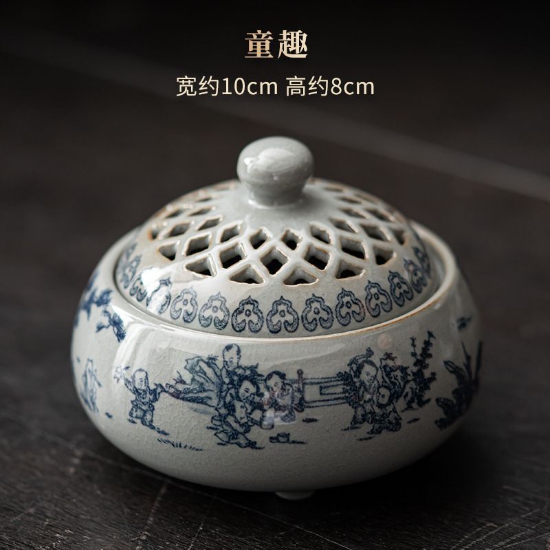 青華 青花 香炉 爆売り！ 青華 青花 香炉 美術品・アンティーク・コレクション