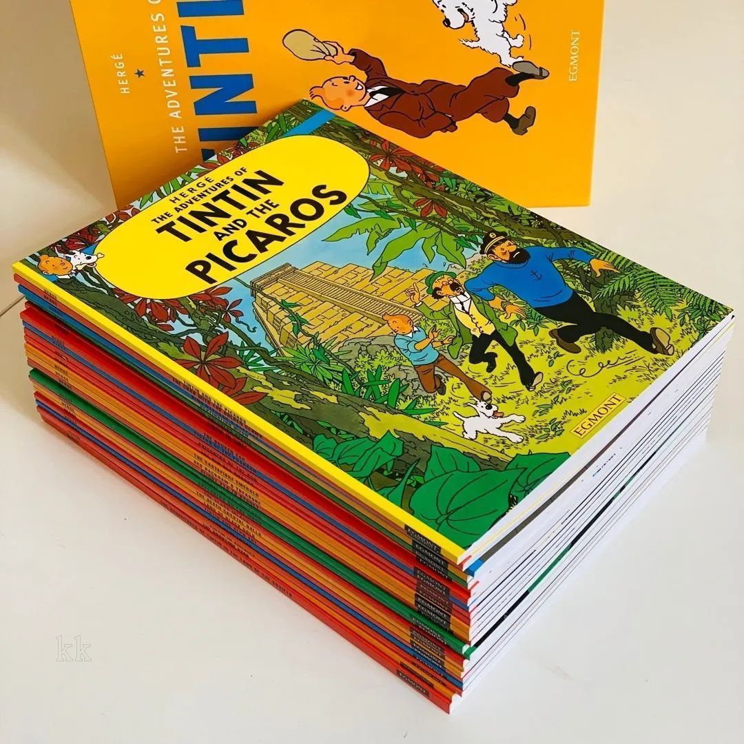 The adveniores of tintin 23冊 英語 洋書 ?本