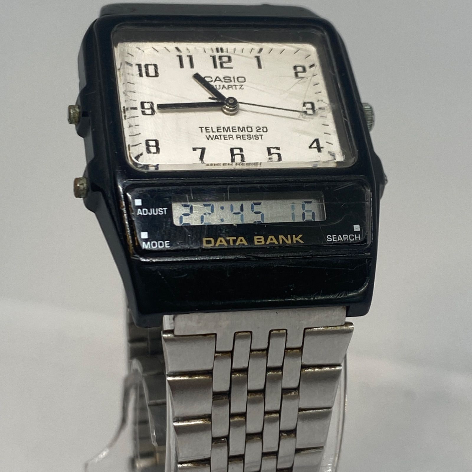 未使用品 デッドストック ヴィンテージカシオ アナデジ CASIO AB-10W CASIO カシオ AB-10W 腕時計 アナデジ メンズ - メルカリ