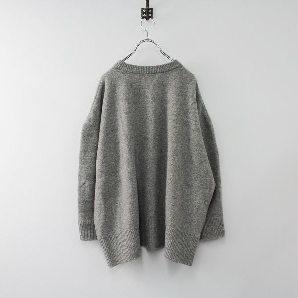 IENA - 【タグ付き 未試着】IENA ウールカシミヤワイド長袖プルオーバー IENA（イエナ）の「ウールカシミヤ ワイドクルーネックプル
