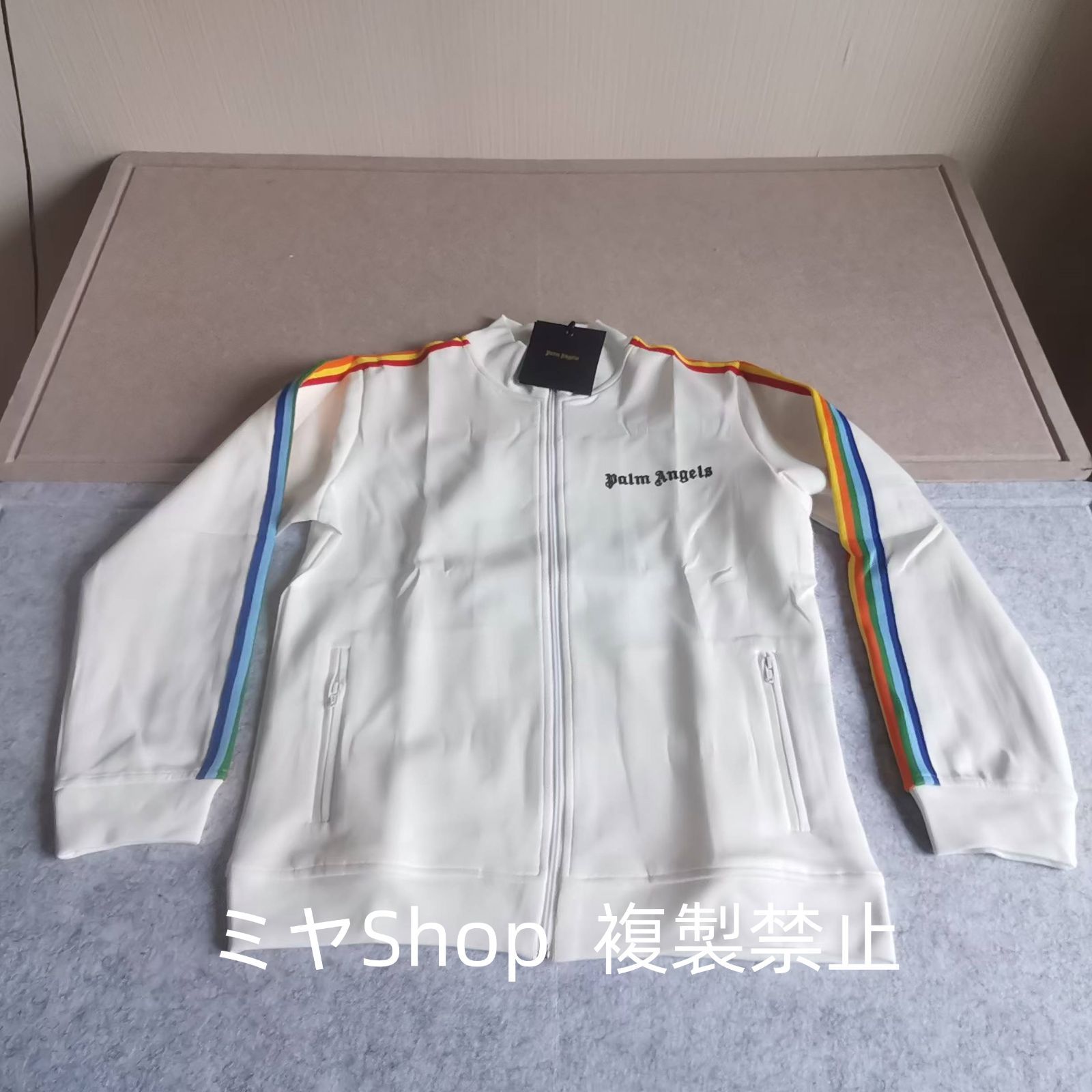 【PALM ANGELS】ロゴ トラックジャケット ジップスウェット