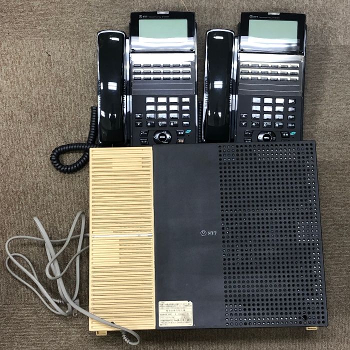 NTT ネットコミュニティα A1 NX2 typeS- 1 電話機 2台付き ACD08-0359001 基盤 1枚付き 主装置 ターミナルボックス ビジネスフォン