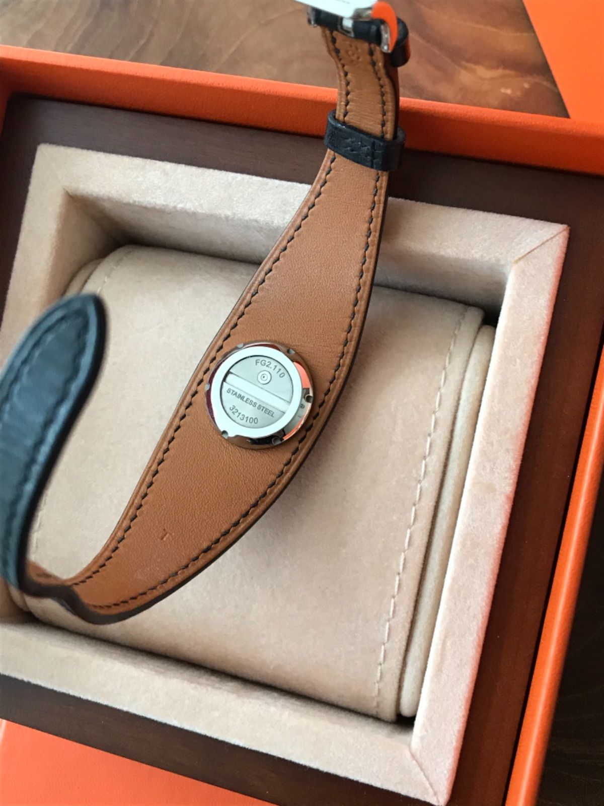 エルメス HERMES フォーブルマンシェット 1Pダイヤ レディース 極美品 ...