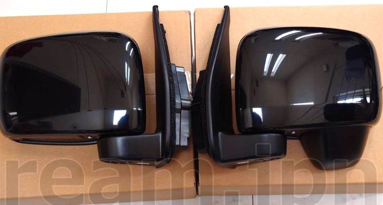 スズキ純正 エブリイ エブリィ DA17V ドアミラー 左右 ブラック 黒 後期 手動 エブリー サイドミラー Suzuki Every Door Mirror JDM