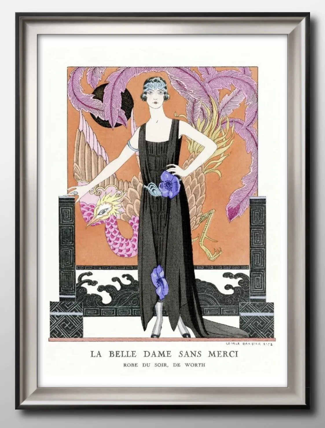 ジョルジュ・バルビエ、阿片商人宅にて、希少な額装用画集画、新品額装付 2025年最新】ジョルジュバルビエの人気アイテム - メルカリ