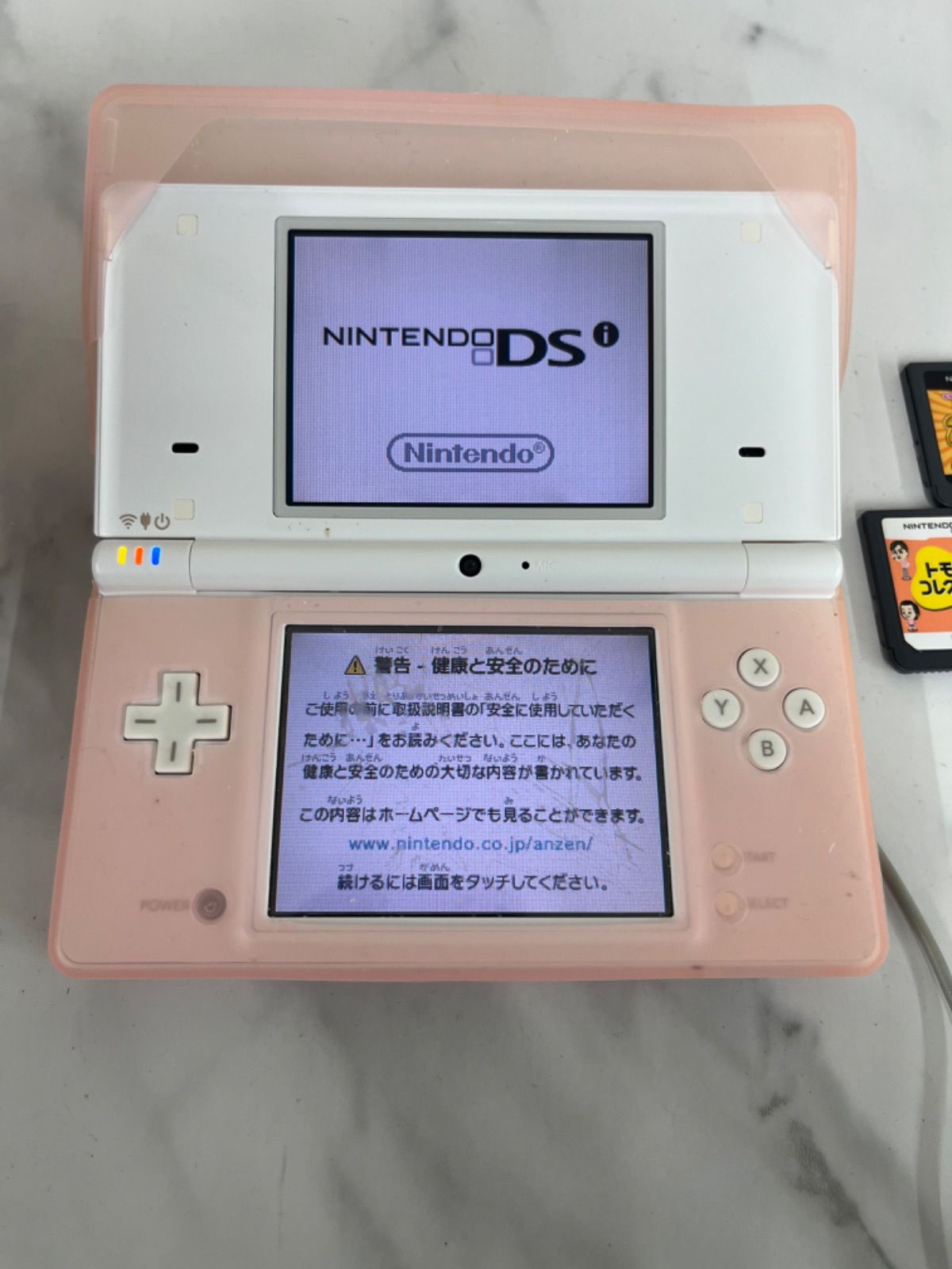 ●【通電確認済み】ニンテンドーDS I ソフト4つ付き【ゲーム機本体】【2】