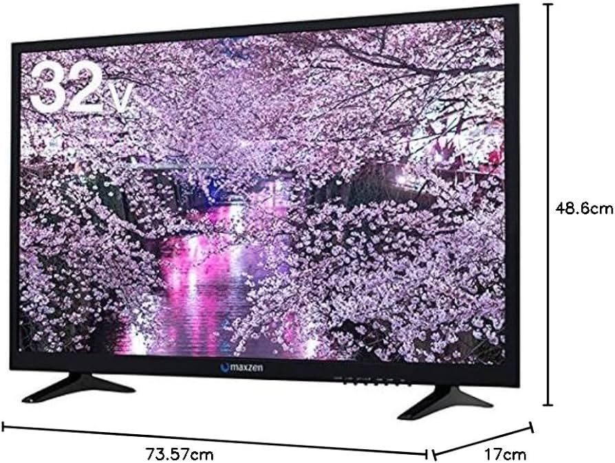 動作確認済】【中古】本体・リモコンのみ マクスゼン 32型 液晶テレビ