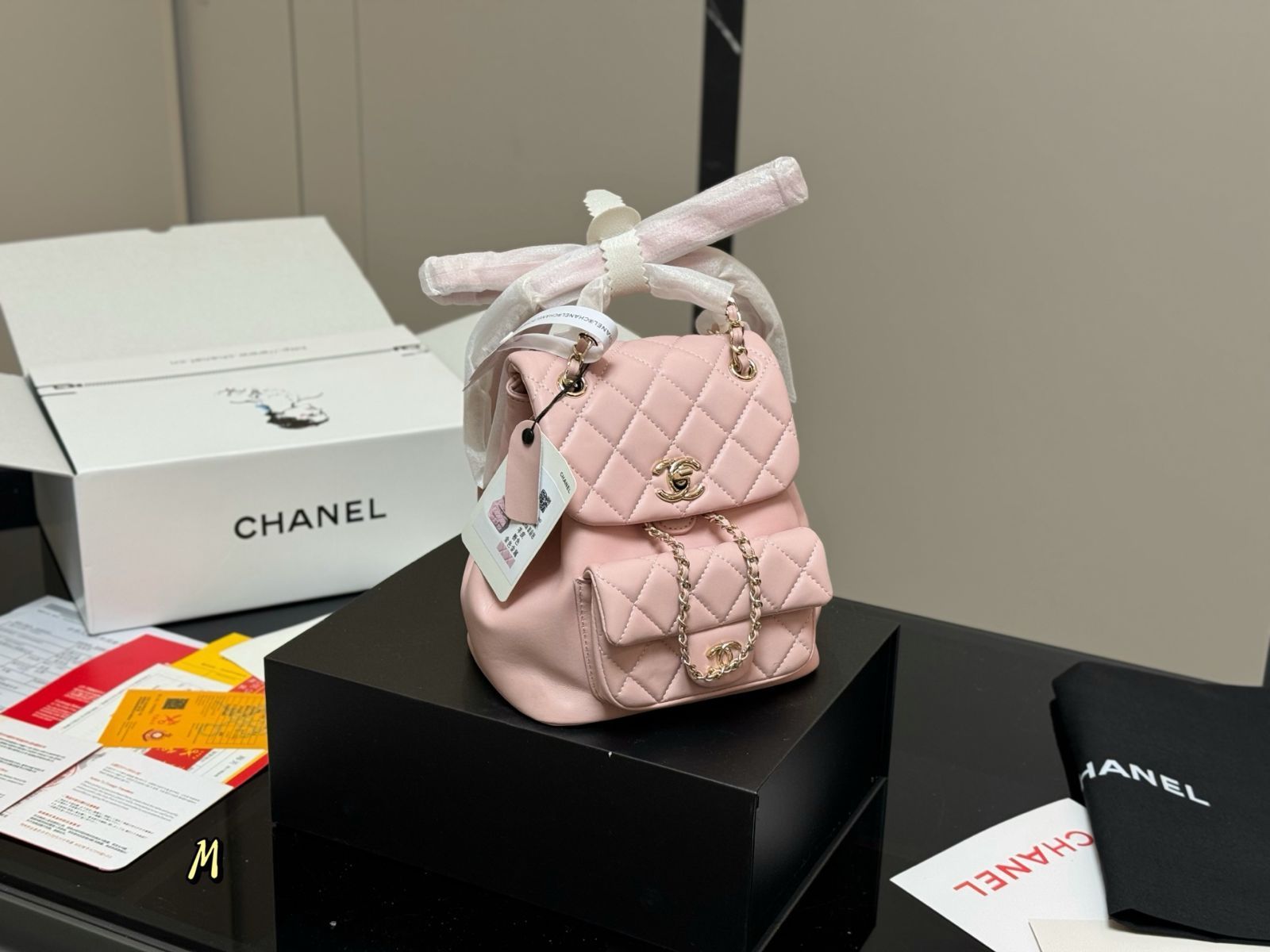 新品未使用　Chanel シャネル　リュック バックパック　duma エレガントで実用的☆】 CHANEL シャネルバッグパック duma