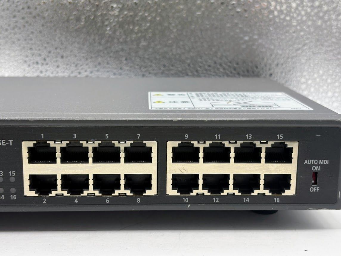 FUJITSU SH1516ATD 全ポートギガビットイーサ対応スイッチングハブ