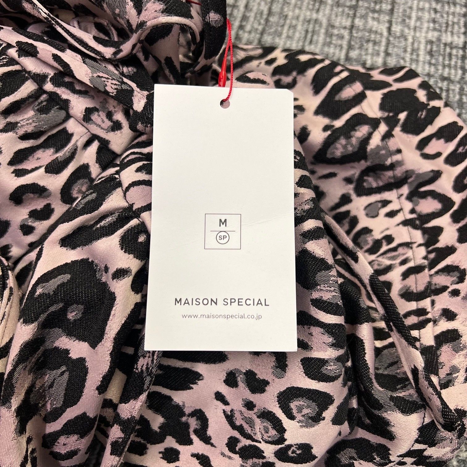 参考上代30800円 未使用品 MAISON SPECIAL 2way Paff Jacquard