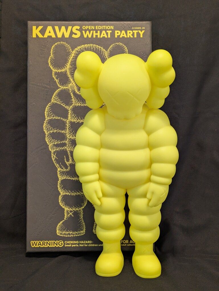 KAWS WHAT PARTY フィギュア 黄色 新品未開封 【公式通販】