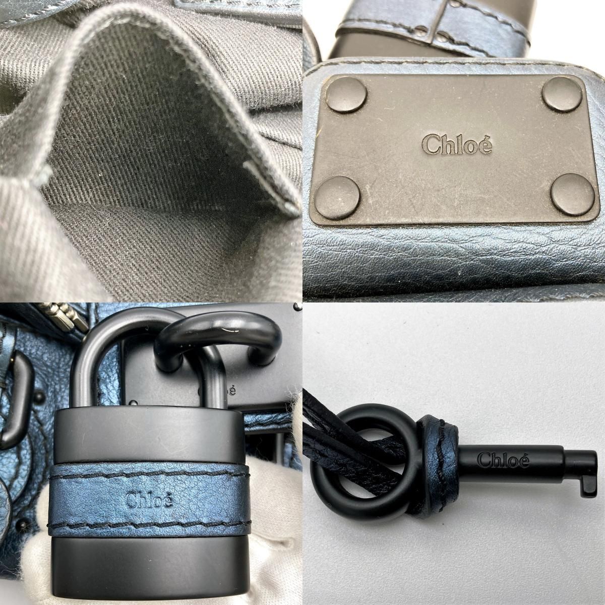 セール Chloe クロエ パディントン ハンドバッグ バッグ 南京錠