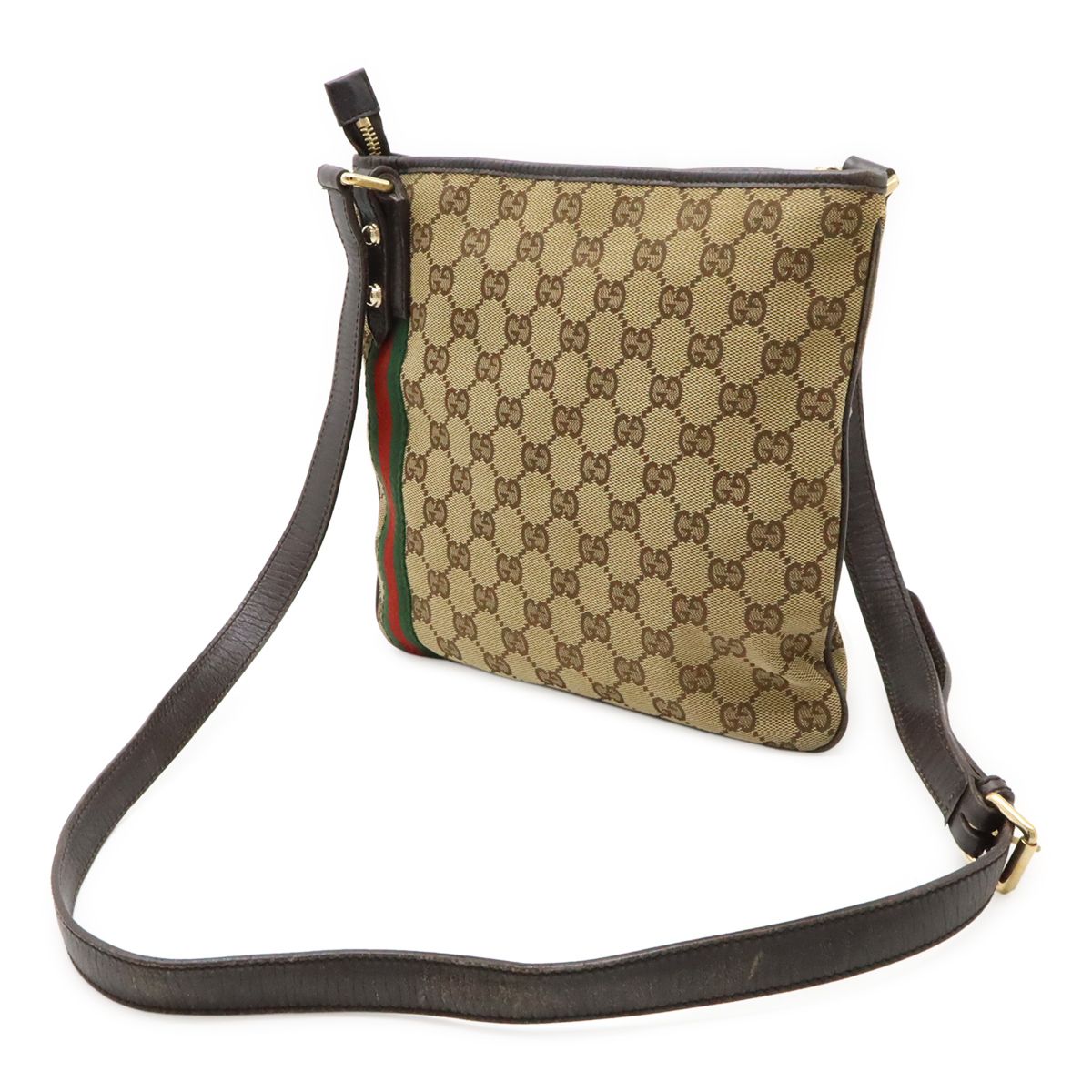 美品✨グッチ ショルダーバッグ GG キャンバスレザー シェリーライン チャーム 2025年最新】GUCCI シェリーライン ショルダーバッグの人気