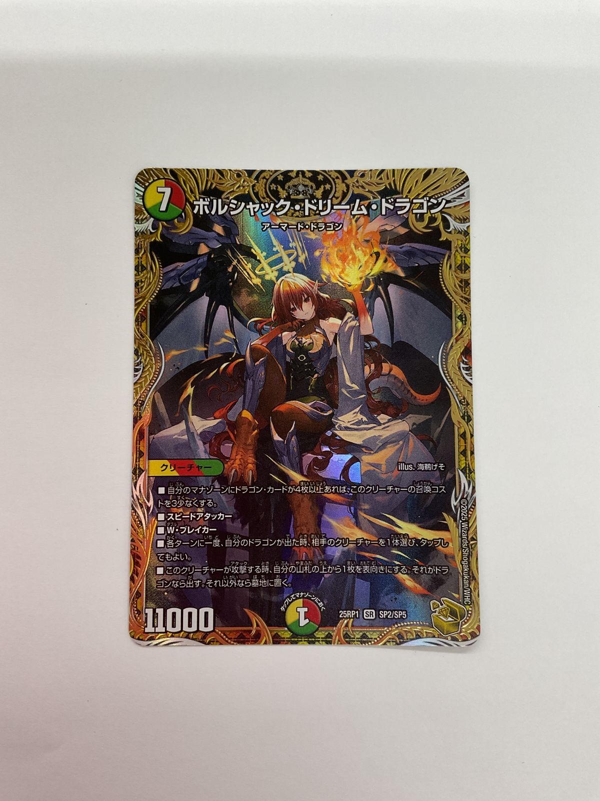 078 PK Y1896 カード ボルシャック ドリーム ドラゴン 25RP1 SR SP2 SP5 やや傷や汚れあり 10 13