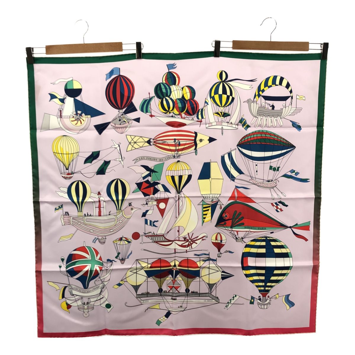極美品 HERMES カレ90 LES FOLIES DU CIEL 大空の狂気 楽天市場】エルメス HERMES カレ90 LES FOLIES DU CIEL 大空の