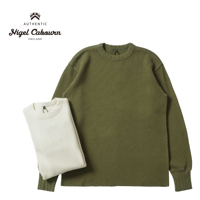 Nigel Cabourn ナイジェルケーボン 長袖Tシャツ “US ARMY L/S MIX” 80510020000
