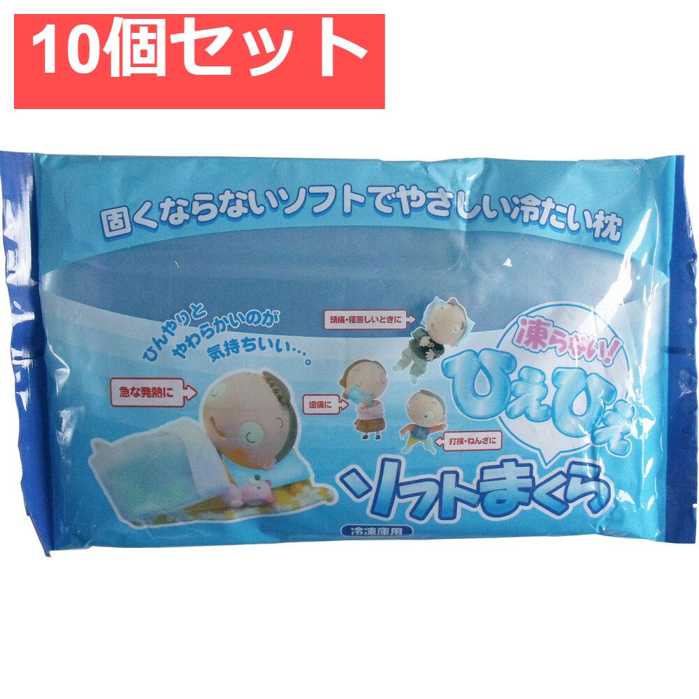 ひえひえソフトまくら 冷凍庫用 10個セット
