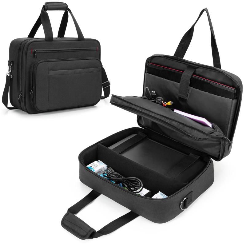 SAMDEW 二層プリンター ケース HP Tango|Tango X|HP Officejet 250|200に適合して モバイルプリンター ケース プリンター収納ケース 大容量 プリンターバッグ