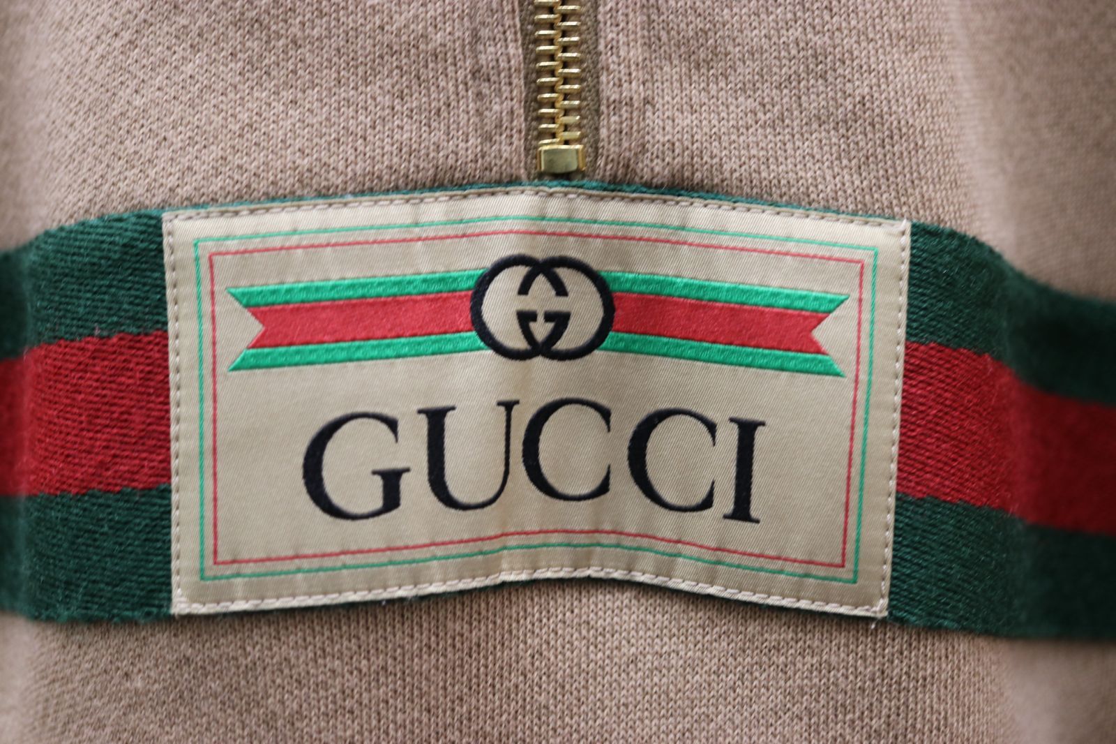 中古美品 GUCCI グッチ ウェブ＆GUCCI シェリーライン スウェット