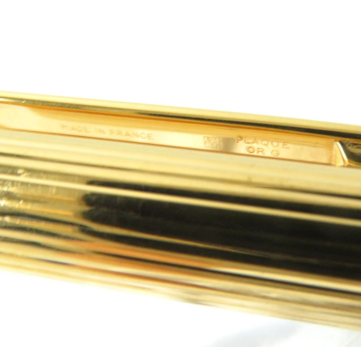 美品△Cartier カルティエ マスト ドゥ カルティエ ストライプ柄 ロゴ  