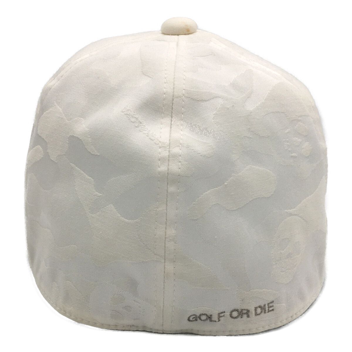 【極美品 希少デザイン】マークアンドロナ キャップ カモフラ スカル刺繍 牛革 極美品 希少デザイン】マークアンドロナ キャップ カモフラ