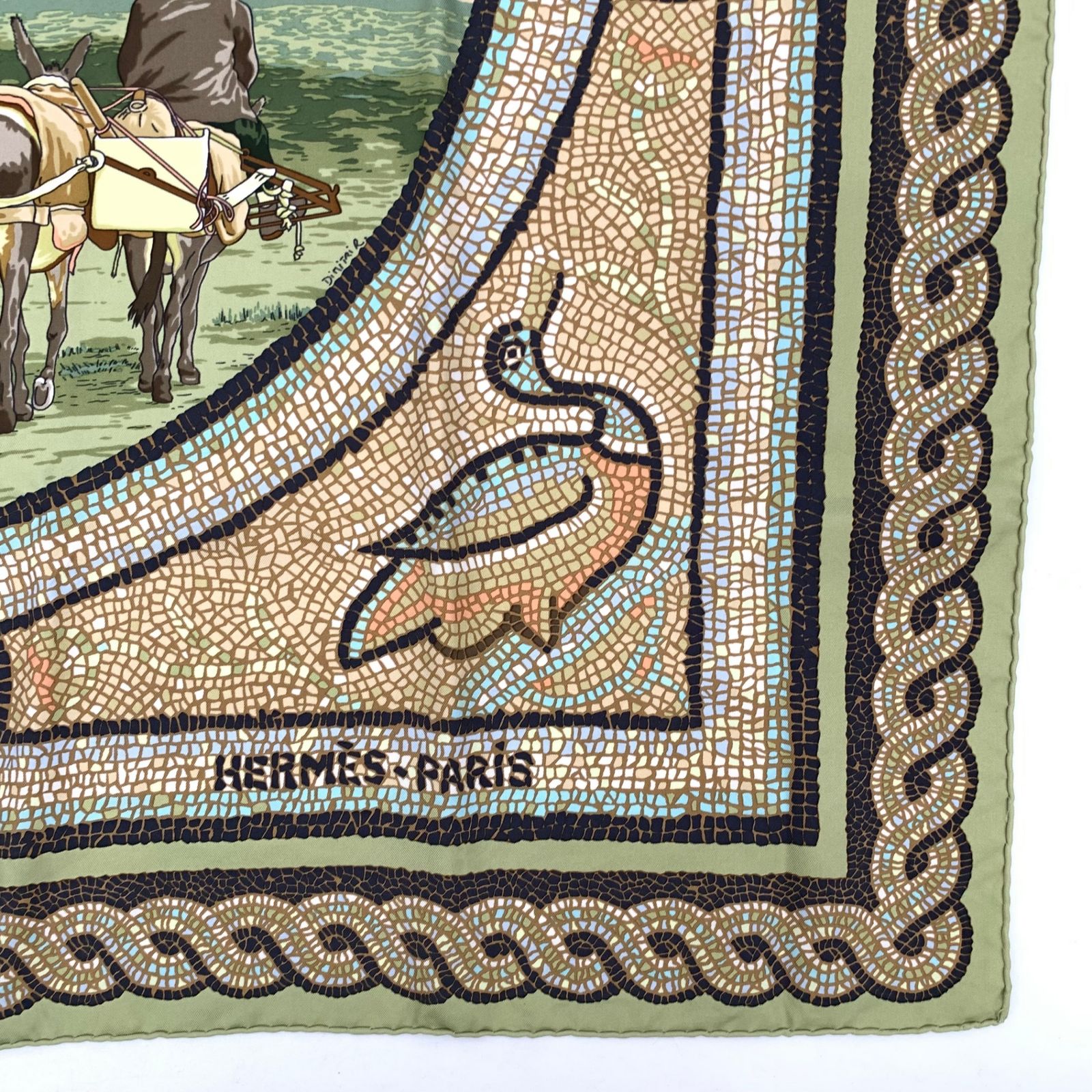 極美品 希少 HERMES エルメス カレ90 ヒマラヤ杉の下で SOUS LE