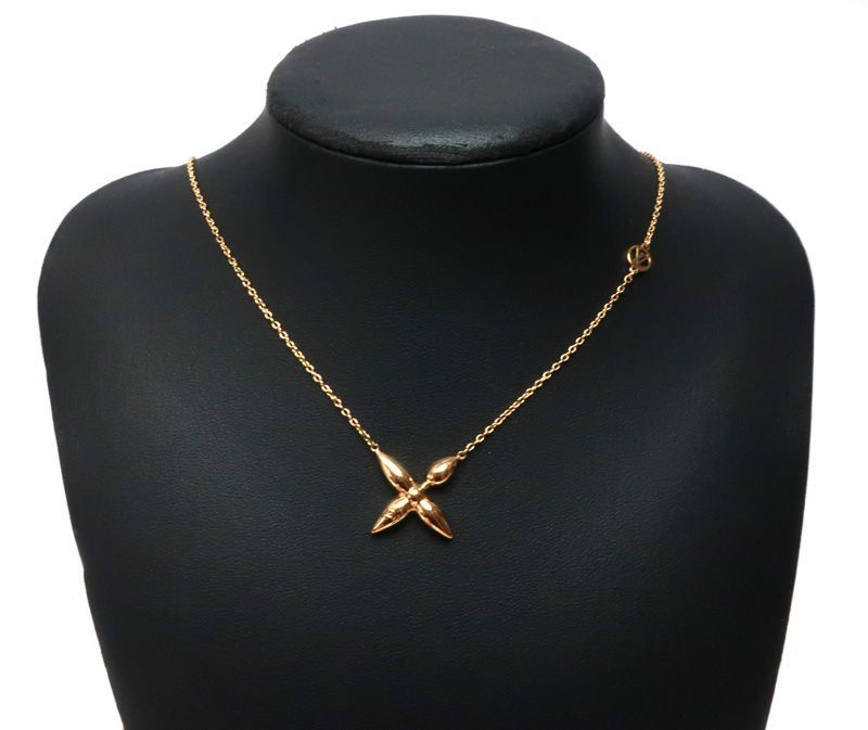 ルイヴィトン コリエ ルイゼット ネックレス ゴールド M00365