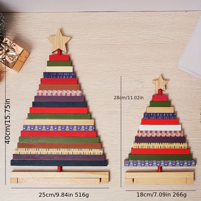 素朴な幾何学的クリスマスツリー クリスマスツリー 素朴な木製クリスマスツリー 幾何学模様 クラシックスタイル 芸術的なホームデコレーション 友人へのプレゼント クリスマス 感謝祭 ホリデーデコレーション カラフル ファイル SVG、Glowforge Farmhouse