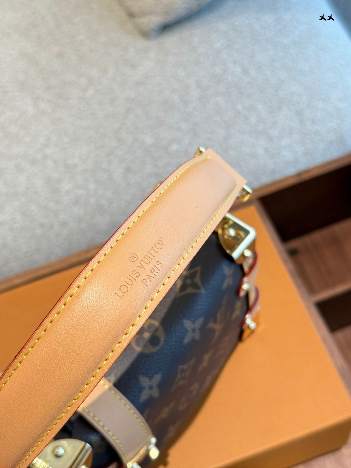 今日特価】LV SIDE TRUNK Soft Box Bag - ルイ・ヴィトン サイド