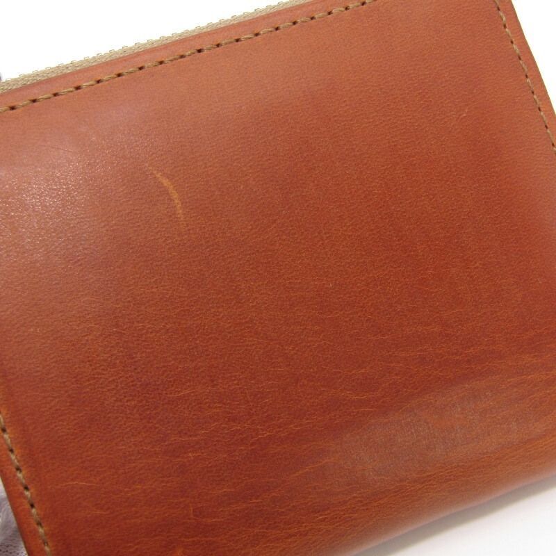 SLOW スロウ ミニ財布 BEAMS別注 Coin Wallet ingrasat L字 ビームス キャメル