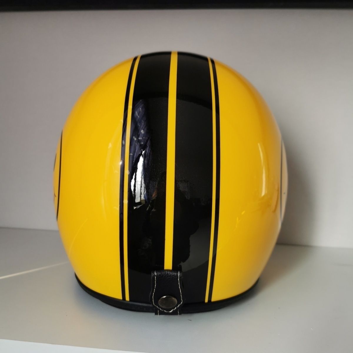 人気商品 トレロ 黄色 ジェットヘルメットバブルレンズ付き