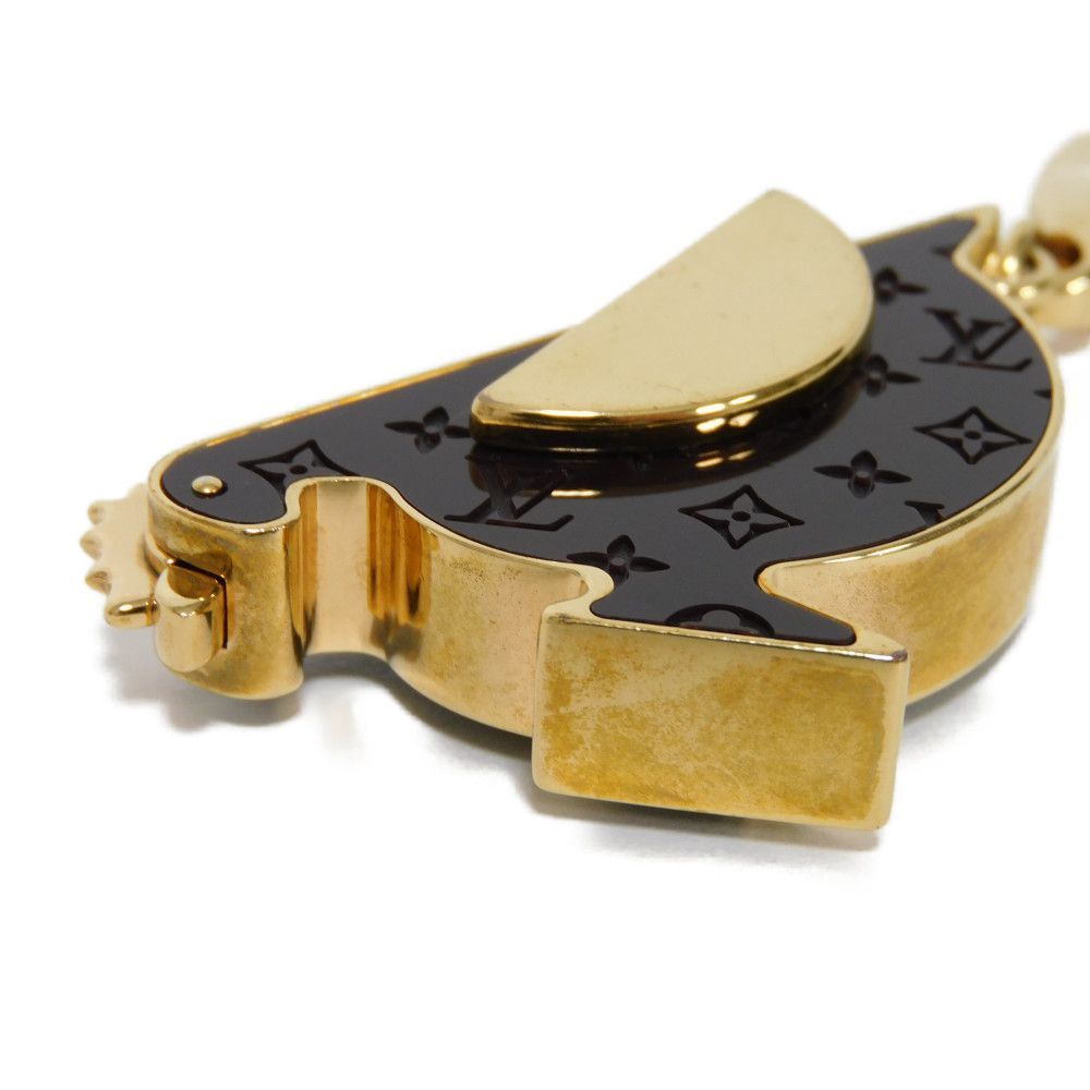 ルイヴィトン チャーム　ニワトリ　キーホルダー　LOUIS VUITTON ルイヴィトン チャーム ニワトリ モチーフ ビジュー サック