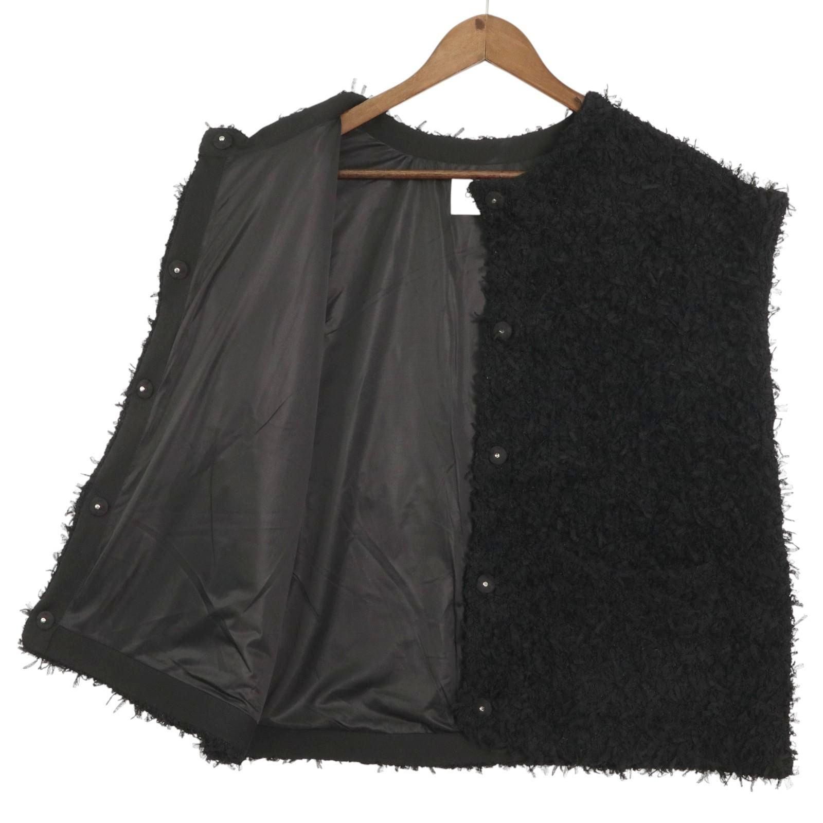 完売 新品未使用 タグ付き OHGA モケ ベスト MOKE VEST ホワイト