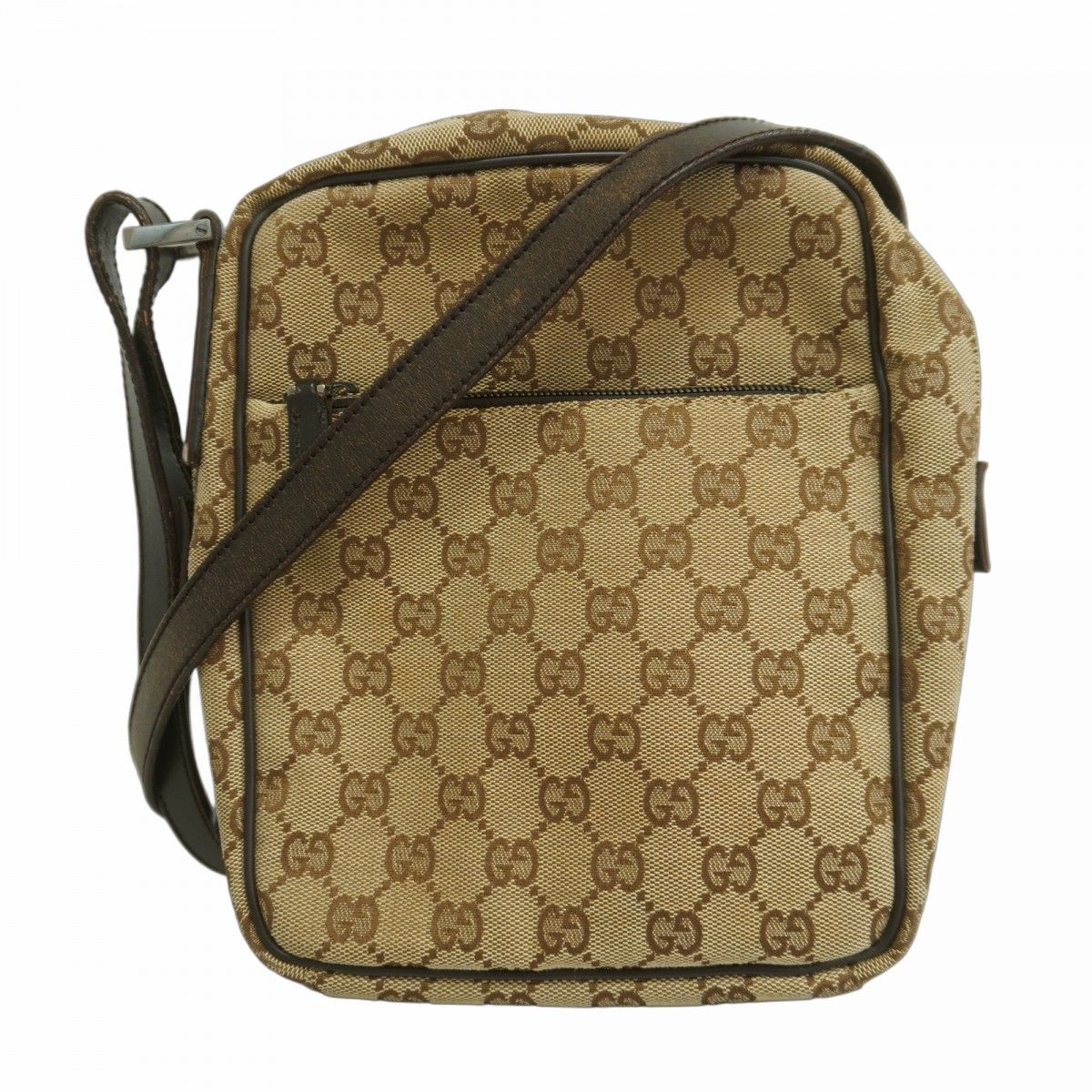 ☆SALE【5fb1891】グッチ ショルダーバッグ GGキャンバス 03136 