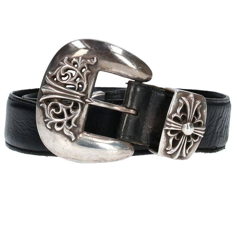 クロムハーツ BLT CLASSIC 3PC/クラシック3PC レザーベルト メンズ 36