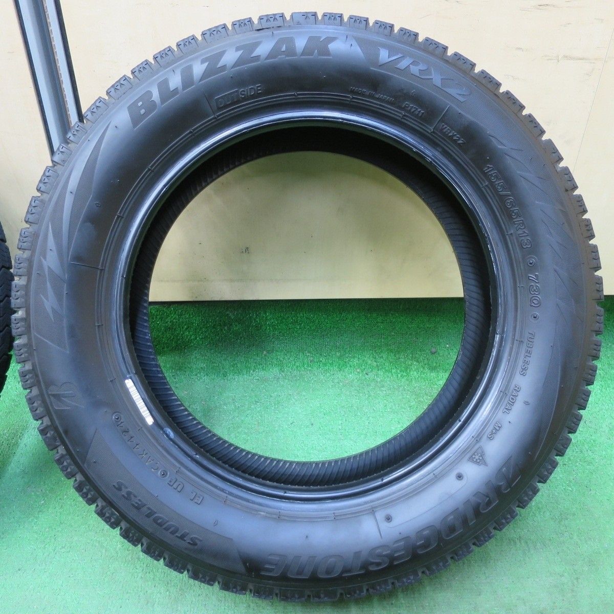 BS ブリヂストン　VRX2　155/65R13　18年製　4本　18年製　4本　ラパン　ワゴンR等　BL240325025　カルテ1708