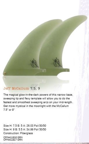 JEEF MCCALUM GLOW GLASS シングルフィンマッカラムクリステンソンツインフィンフィッシュサーフボードキャプテンフィンフィンタイラーウォーレンスキップフライライアンバーチ