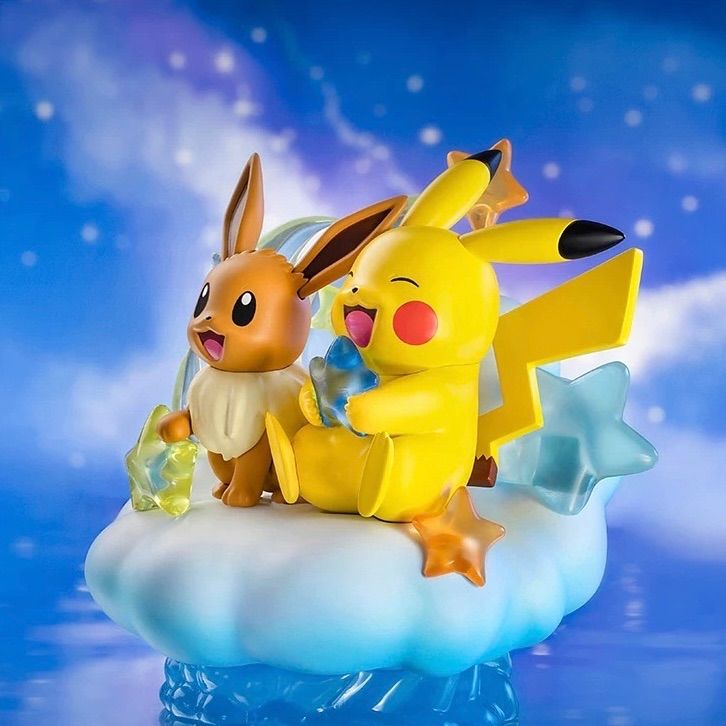 14cm 海外限定 ピカチュウ イーブイ フィギュア 正規品 ポケモン 