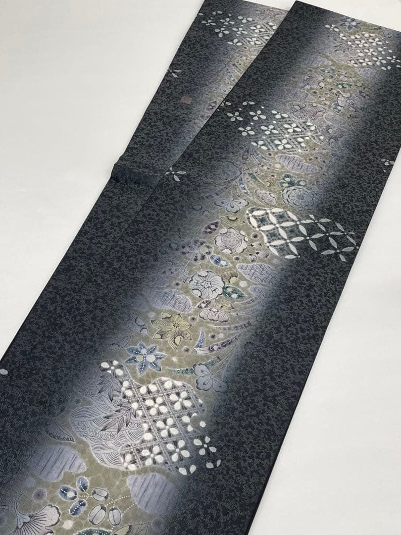 辻ヶ花 作家物 全通 袋帯 落款入 銀通し 正絹 販売 辻ヶ花 作家物 全通