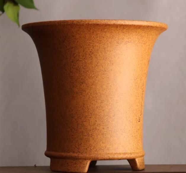 丸腰三足盆 多肉植物鉢 中国宜興 紫砂の鉢盆栽鉢 植木鉢 小品盆栽鉢 大品盆栽鉢 丸腰三足盆 多肉植物鉢 中国宜興 紫砂の鉢盆栽鉢 植木鉢 小品