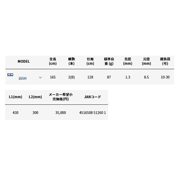 ≪ 23年 新商品 ≫ アルファタックル alpha tackle アルファソニック 瀬戸内アオリ 165 H 〔仕舞寸法 128 cm〕