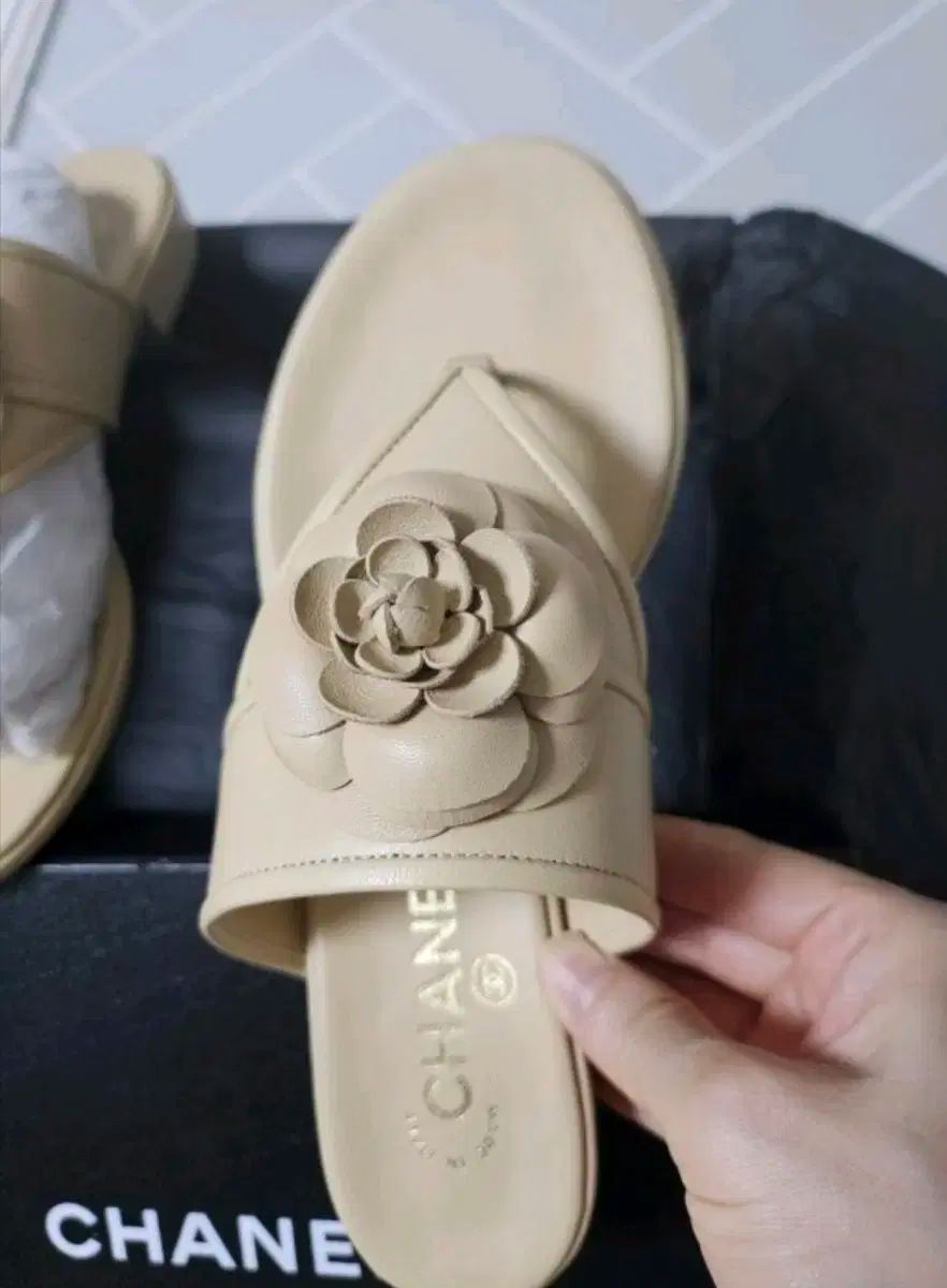 【シンプルで美しい♪】CHANEL ビーチサンダル ブランド シャネル ビーチスリッパ レディース Chanel 外出