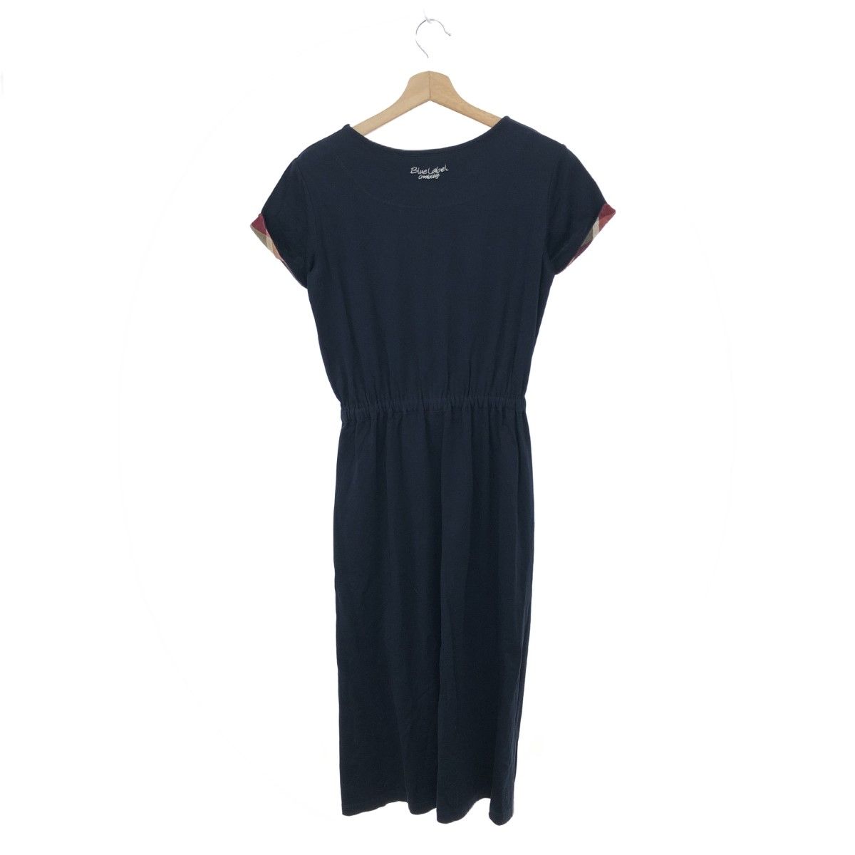 新品 ブルーレーベルクレストブリッジ ウエストリボンチェックロング